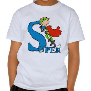 Super Stick Figure Hero Tee Shirt
