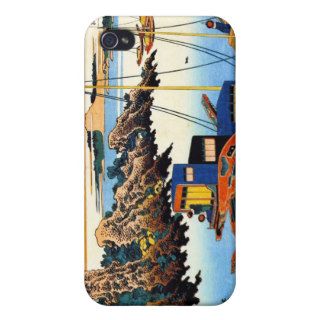 Hundred Poems Explained by the Nurse Hokusai iPhone 4 Covers