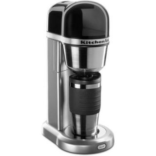 KitchenAid 4 Cup Coffee Maker with Multifunctional Thermal Mug in Contour Silver KCM0402CU