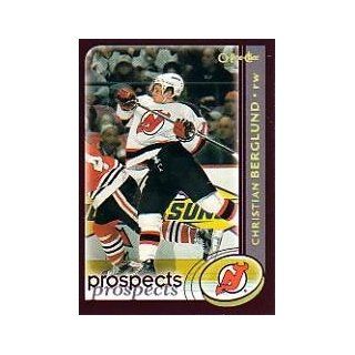 2002 03 O Pee Chee Factory Set #282 Christian Berglund Sports Collectibles