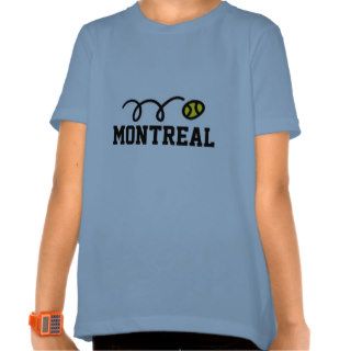 Montreal tennis t shirts for men women & kids