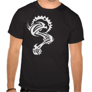 Bicycle tattoo shirt in black for him