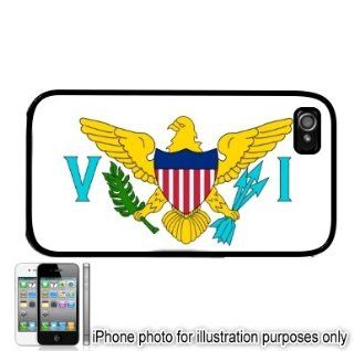 Usvi Virgin Islands Flag Apple iPhone 4 4S Case Cover Black 