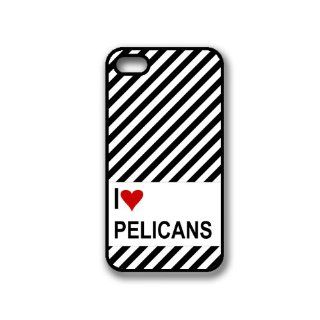 Love Heart Pelicans iPhone 4 Case   Fits iPhone 4 & iPhone 4S Cell Phones & Accessories