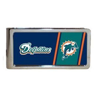 JDS Marketing and Sales BL284dolphins Miami Dolphins Money Clip  Sports Related Collectibles  Sports & Outdoors