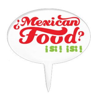MEXICAN FOOD CAKE TOPPERS
