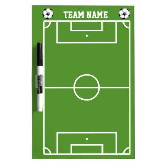 Soccer Field Layout In White And Green Dry Erase Boards