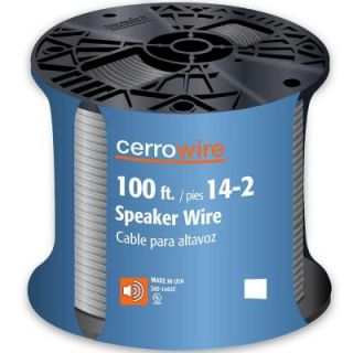 Cerrowire 100 ft. 14/2 In Wall Speaker Wire   Black 2602 1402C
