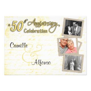 Love Letters 50th Anniversary Celebration Invite
