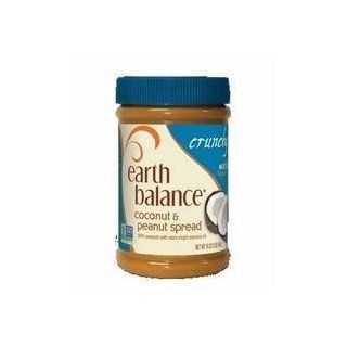 Earth Balance Crunchy Coconut Peanut Butter 16 OZ (Pack of 24) Health & Personal Care
