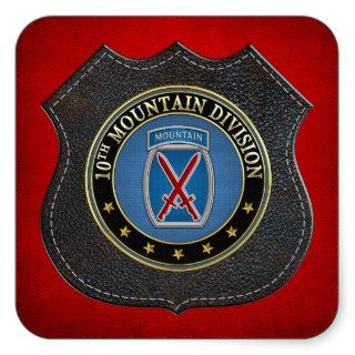 [500] 10th Mountain Division [10th MD] SSI Sticker