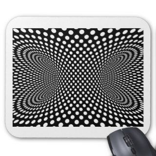 Optical Illusion Spatial Geometric design Mousepads