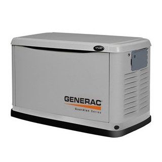 Generac 6249 17, 000 Watt Air Cooled Aluminum Enclosure Liquid Propane/Natural Gas Powered Standby Generator (CARB Compliant) without a Transfer Switch  Generator Accessories  Patio, Lawn & Garden