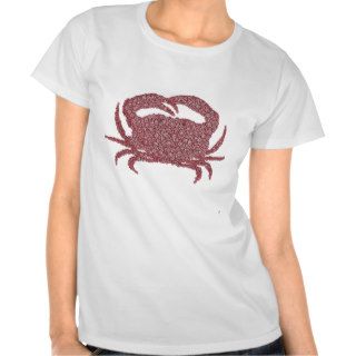 Crab Made of Circles T shirt