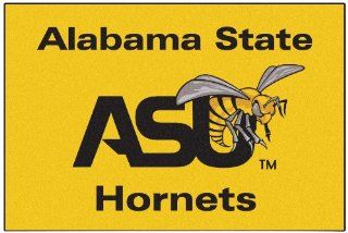 FANMATS NCAA Alabama State University Hornets Nylon Face Starter Rug Automotive