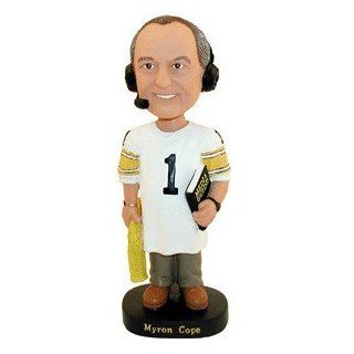 Pittsburgh Steelers "Myron Cope" Bobble head Signed by Albert Elovitz Toys & Games