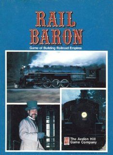 Rail Baron (Avalon Hill Leisure Game No. Ga 295) Toys & Games