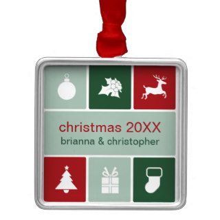 Simple Christmas Icons Ornament