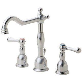 Opulence Widespread Bathroom Sink Faucet with Double Lever Handles Finish Polished Nickel   Touch On Bathroom Sink Faucets  