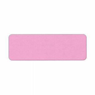 Plain pink background blank custom address label