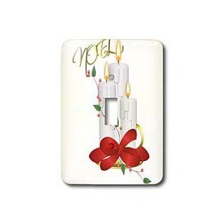 lsp_97897_1 TNMGraphics Christmas   Noel and three Christmas Candles   Light Switch Covers   single toggle switch   Wall Plates  