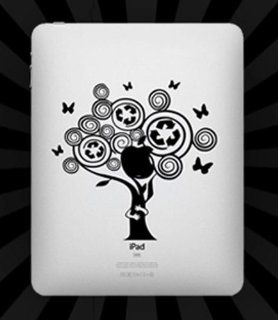 Nine States Matt Black Decal Vinyl Skin Sticker Fits Ipad2/Ipad3/Ipad4 Tree Cell Phones & Accessories