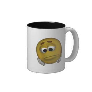 Sad Emoticon Coffee Mugs