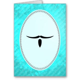 Musketeer Mustache Greeting Cards
