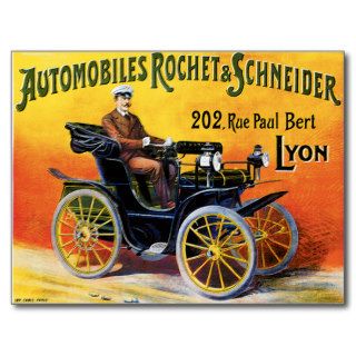 Rochet Schneider Automobile Post Card