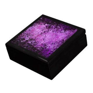 Mostly Mauve Paint Splatter Jewelry Boxes
