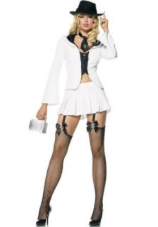 Leg Avenue Women's Female Gangster Costume Adult Sized Costumes Clothing