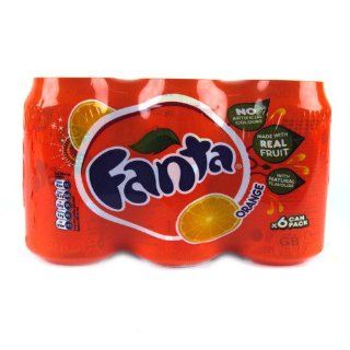 Fanta Orange 6 x 330ml 1980g  Soda Soft Drinks  Grocery & Gourmet Food
