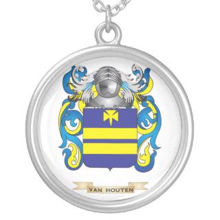 Van Houten Family Crest (Coat of Arms) Necklaces