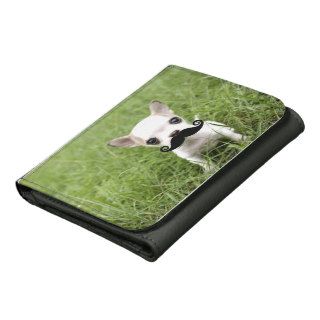 Funny Cute Chihuahua Mustache Wallet