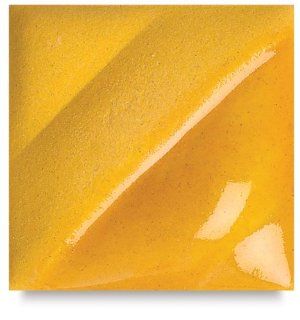 Amaco Velvet Underglaze   Deep Yellow V 309   2 oz. Jar