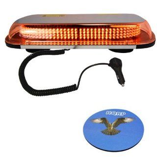 HQRP High Power / High Intensity 336 LED Strobe Amber Emergency Warning Mini Strobe Light Bar with Magnetic Base for Tow / Plow Escort Safety for Truck Car Avto plus HQRP Coaster Automotive