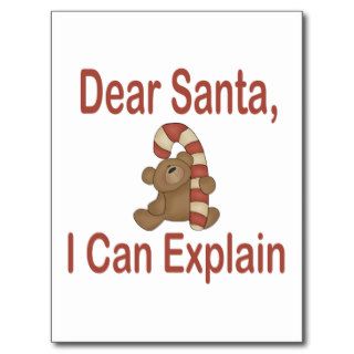 Dear Santa Postcards