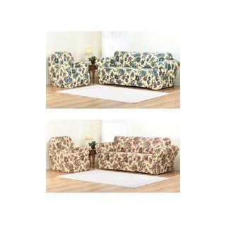Floral Jersey Slipcovers   Recliner Cover (Fits Up To 88" Back Circ.), Color Rose   Stacking Chairs