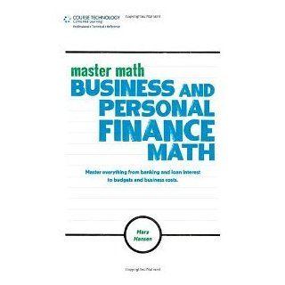Master Math Business and Personal Finance Math (Master Math Series) [Paperback] [2011] 1 Ed. Mary Hansen Books