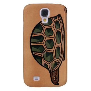 Turtle   Antiquarian, Colorful Book Illustration Samsung Galaxy S4 Case