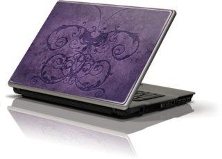 Fantasy Art   Purple Damask Butterfly   Generic 12in Laptop (10.6in X 8.3in)   Skinit Skin 