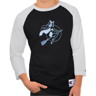 Retro Letterpress Style Witch T Shirts