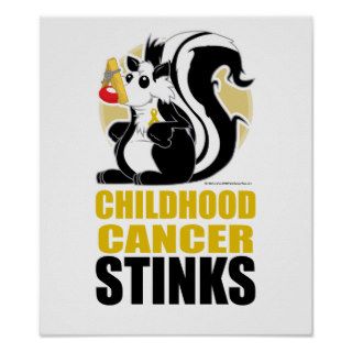 Childhood Cancer Stinks Print