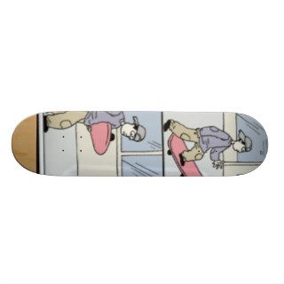 Skater cartoon skate board deck