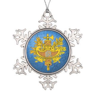 France Emblem  / SnowStar Ornament