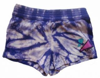 Girls Tie Dye Active CHEER Shorts, Bright Purple, Sz 8 Clothing