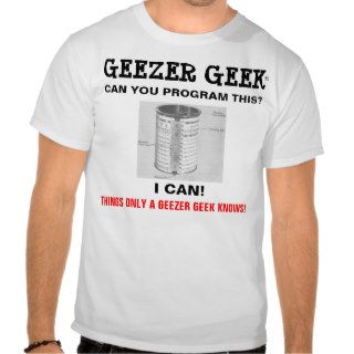 GEEZER GEEK 029 DRUM T Shirt