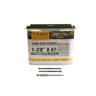 CAMO 1 7/8 in. 316 Stainless Steel Trimhead Deck Screw (1750 Count) 0345219S