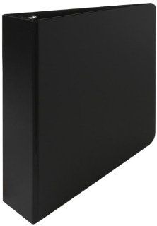 Sparco 3 Ring Binder, 2 Inch Capacity, 11 x 8 1/2 Inches, Black (SPR03501)  Round Ring Binders 