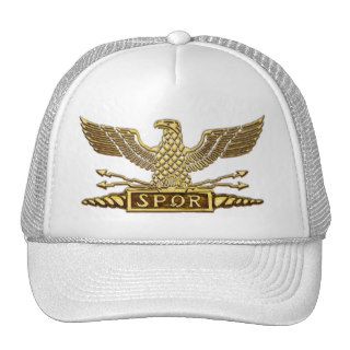 Gold Eagle Roman Legion Trucker Hats